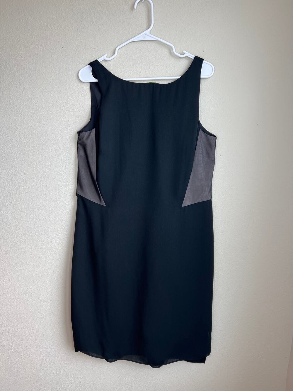 Kate Hudson for Ann Taylor Black Colorblock Sheath Dress Size 14